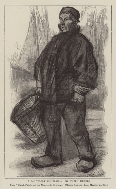 ザントフォールトの漁師 作： Jozef Israëls